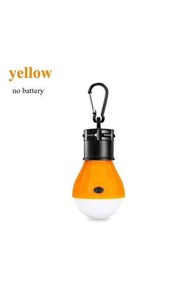 Choice Yellow Outdoor Tent Lamp LED Bulb Portable Hook Lamp Camping Lamp Suitable for Outdoor Backpacks Chi