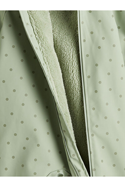 LC Waikiki Kapüşonlu Baskılı Kız Bebek Astronot Mont