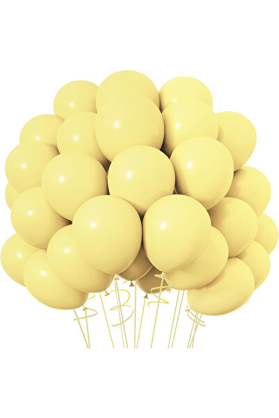 Choice 10 قطع من بالونات اللاتكس مقاس 5 بوصات بألوان الباستيل الأصفر، 10/20/3...
