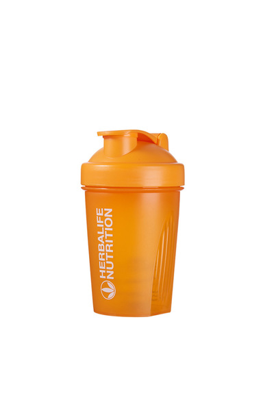 Choice زجاجة رياضية برتقالية اللون سعة 400 مل زجاجة خلط مسحوق بروتين مصل اللب...