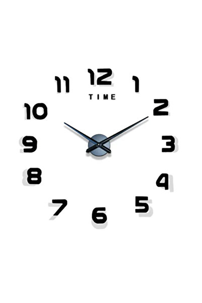 Choice Black Bedroom Decoration Clock Large 3d Wall Clock Living Room Large Garden Acrylic Mirror Sticker D