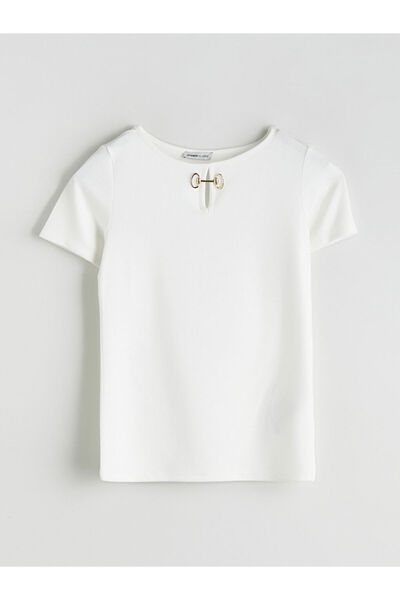 LC Waikiki اختيارات لامعة من متجر شاينينج ستور |   تي شيرت نسائي برقبة دائرية