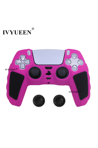 Choice غطاء حماية سيليكون سميك للغاية لجهاز تحكم بلاي ستيشن 5 من نوفا بينك آي...