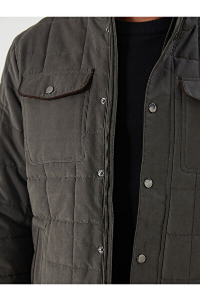 LC Waikiki Sparkling Choices from Shining Store |   Standard Mold Mock Neck Men's Inflatable Jacket