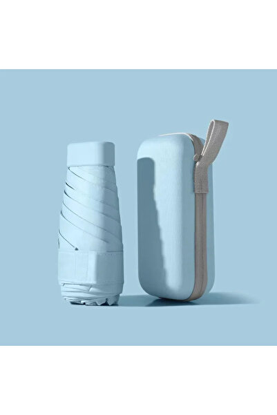 Choice مظلة صغيرة حمراء من الحديد 6K، مظلة كبسولة مزدوجة الاستخدام، مقاومة لل...