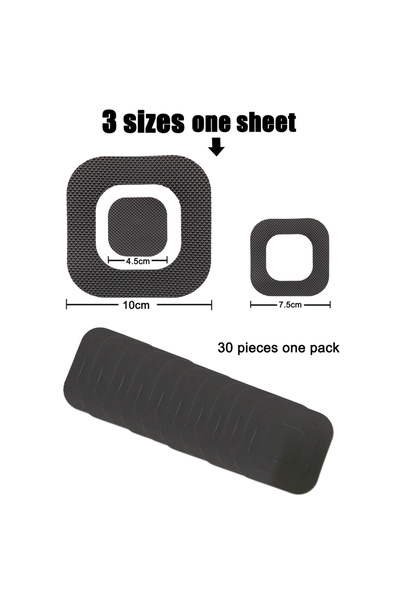 Choice AS700 30 قطعة شرائط أمان للاستحمام لاصقة بالدواسة للبانيو والحمام ملون...