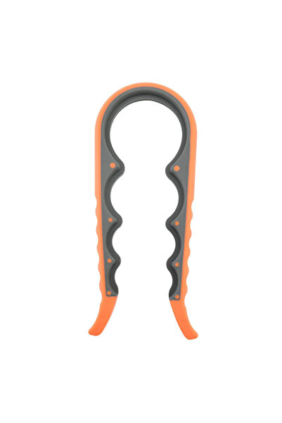 Choice فتاحة برطمانات متعددة الوظائف 4 في 1 من Orange فتاحة برطمانات يدوية مت...