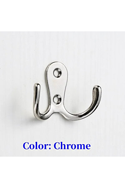 Choice Chrome-6Pcs Retro 6pcs Coat Hooks Wall-Mounted Towel Hanger For Coats Hats Clothing Home Storage Hoo