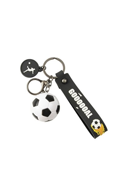 Choice black Creative fan football keychain simulation mini basketball pendan...