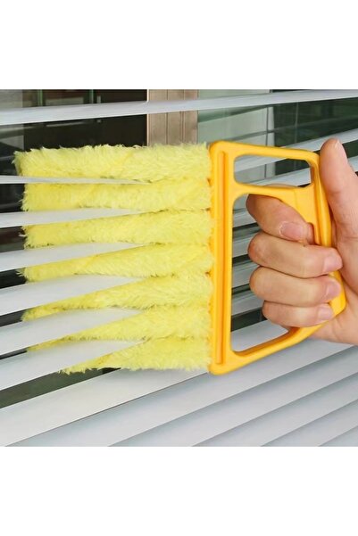 Choice1 bIg orange Venetian Blind Brush 7 Slats Washable Removable Blind Cleaner PP&Fiber Shutter Air Condit