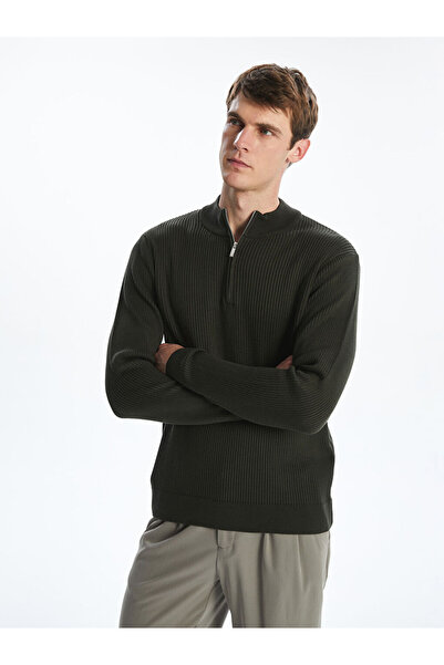 LC Waikiki Sparkling Choices from Shining Store |   Mock Neck Men's Knitwear Sweater