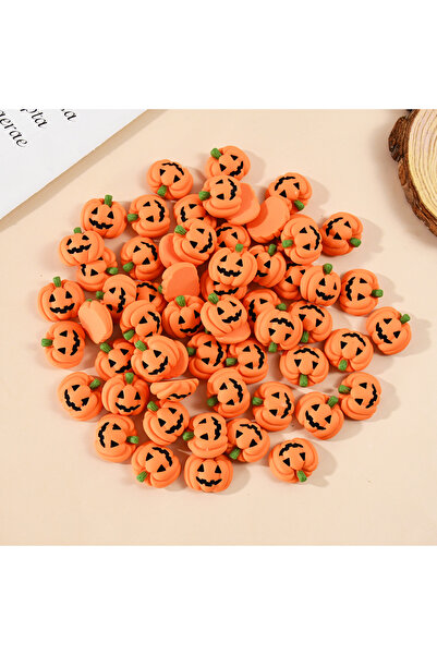 Choice 20pcs 20Pcs Halloween Resin Pumpkin Miniatures Mini Flatback Charms Pu...
