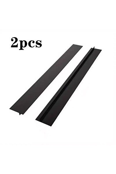 Choice1 Black-2pcs Stove Counter Gap Cover T-shaped Sealing Strip Kitchen Sil...