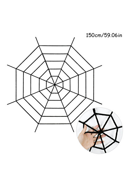 Choice B01 أسود 150 سم 150/250 سم شبكة عنكبوتية عملاقة قابلة للتمدد باللونين ...