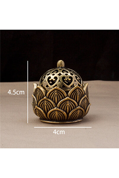 Choice L مبخرة نحاسية حامل مبخرة للزينة المنزلية زخرفة مكتبية للمتجر أو المكتب.