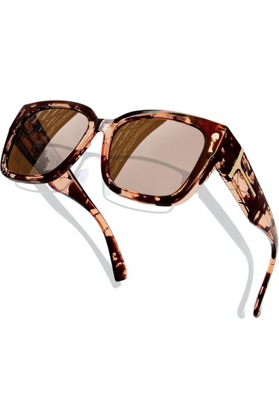 Generic KANASTAL Fit Over Glasses Sunglasses for Women Men, Polarized Trendy Square Wrap Around