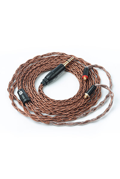 Choice كابل سماعة أذن MMCX 3.5 مم KBEAR 8 نوى من النحاس الخالي من الأكسجين للاستخدام مع موصلات Metal 2PIN/MMCX/QDC/TFZ