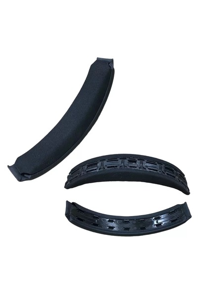 Choice حزام رأس قابل للإزالة من الألياف الدقيقة باللون الأسود لمكبرات الصوت B...