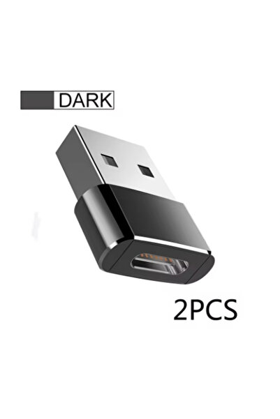 Choice 2Pcs Black 2Pcs USB To Type C OTG Adapter USB USB-C Male To Micro Type...