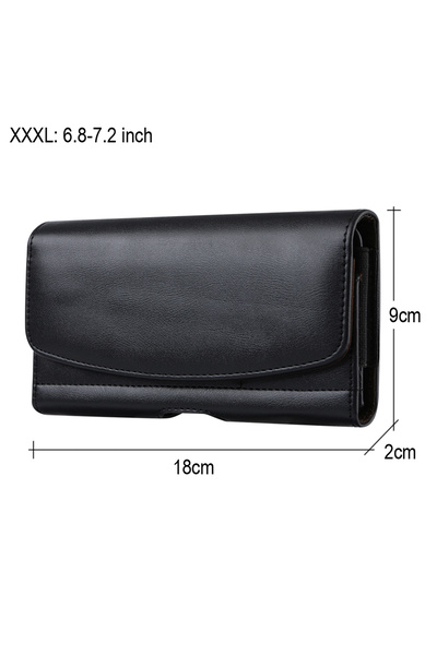 Choice XXXL Universal Leather Phone Holster Belt Clip Case For iPhone 16 15 1...