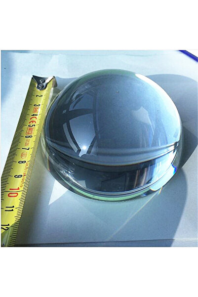 Choice 8 سم شرف الكريستال 4 سم / 10 سم عدسة مكبرة شفافة فارغة نصف الكرة نصف ق...