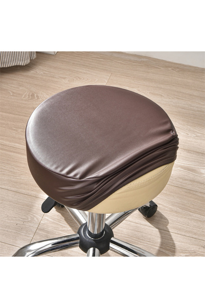 Choice غطاء مقعد A7 1 قطعة غطاء مقعد دائري مقاوم للماء من جلد البولي يوريثان ...