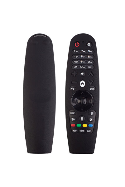 Choice 18.8x5.3x3.7CM Black Silicone Case For LG AN-MR600 MR650 MR18BA MR19BA MR20GA Magic Remote Control P