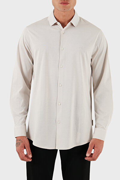 Armani Exchange 100% Cotton Regular Fit Classic Collar Shirt Men's Shirt Xm001370 Af10364 U1013