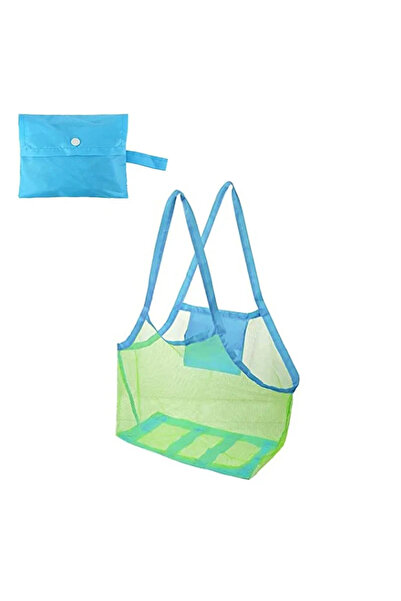 Choice حقيبة شاطئ شبكية كبيرة متعددة الألوان، قطعة واحدة باللون الأخضر، حقيبة...