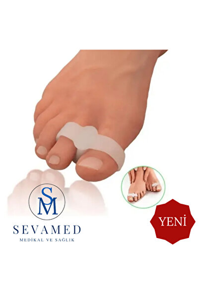 kırmed Başparmak Ayırıcı ve 2 Parmak Silikon Yüzük Bunyon Düzeltici Parmak Ar...