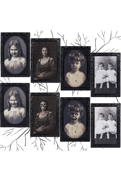 YeahBoom Set of 4 photo frames, PVC, black, 22 x 28 cm