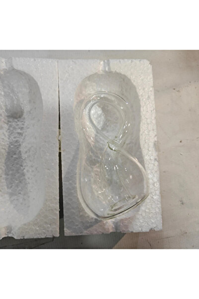 Choice 10x6cm Klein Bottles Thickened Ornaments Four-dimensional Space Decorative Glass Bottle Gifts Transp