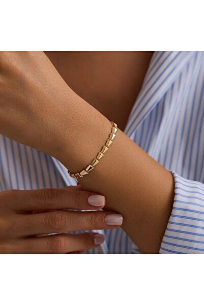 Sembol Gold 14 Ayar SRPTY Bileklik İtaly 5 mm 19 cm