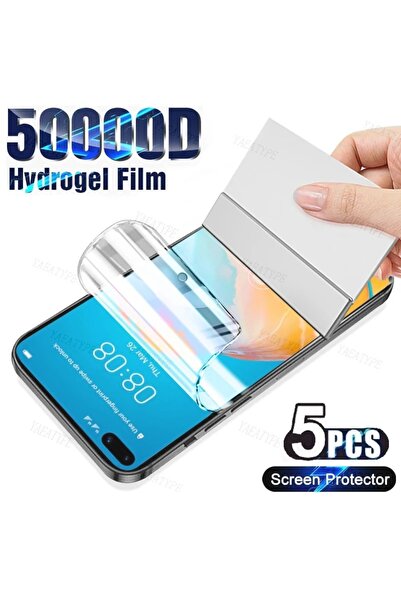 Choice22 5 قطع من أغشية الهيدروجيل لهواتف هواوي P30 برو، و5 قطع من أغشية الجل...