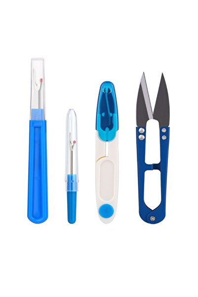 Choice 4 قطع من أدوات إزالة درز الخياطة الملونة، أداة فك خيوط الخياطة، أداة إ...