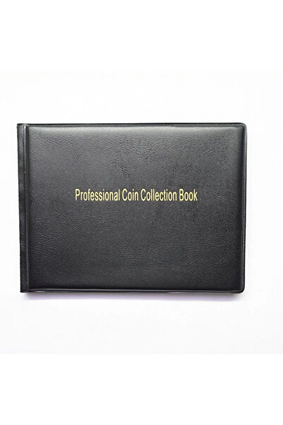 Choice أسود 240 جيوب حامل مجموعة العملات المعدنية PVC ألبوم البنسات هدايا ألب...