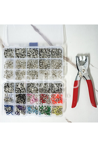 Choice1 200 مجموعة من الأزرار المعدنية المجوفة ذات الخمس مخالب مقاس 9.5 مم لت...