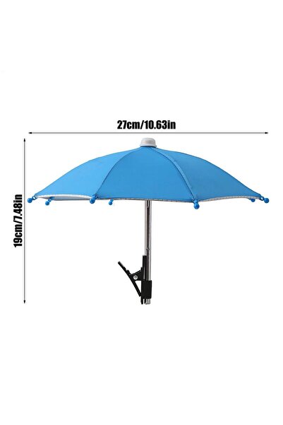 Choice حامل مظلة للهاتف المحمول باللون الأزرق مع مشبك لحماية الهاتف المحمول م...