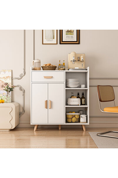 Sheinhome 100cm wide kitchen shelf suitable for dining room, kitchen, balcony