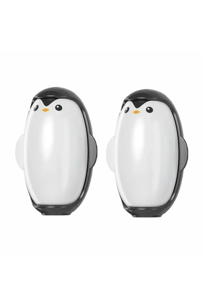 choice2 2 قطعة سوداء من مزيل الوبر على شكل بطريق، أسطوانة محمولة قابلة لإعادة...