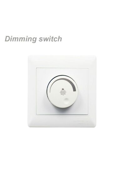 Choice Beige New 220V Light Dimmer Switch Adjustable Brightness Controller For Filament Lamp