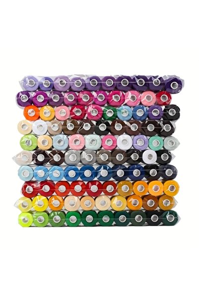 Choice ZH-2449 100 لون/مجموعة ماكينة خياطة منزلية DIY خيط يدوي صغير للخياطة 4...