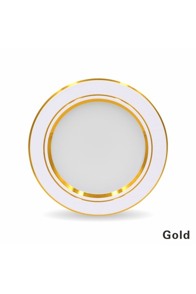 Choice أضواء LED بيضاء دافئة 5 وات ذهبية 220 فولت أضواء سقف LED 5 وات 9 وات 12 وات أضواء مدمجة مستديرة L