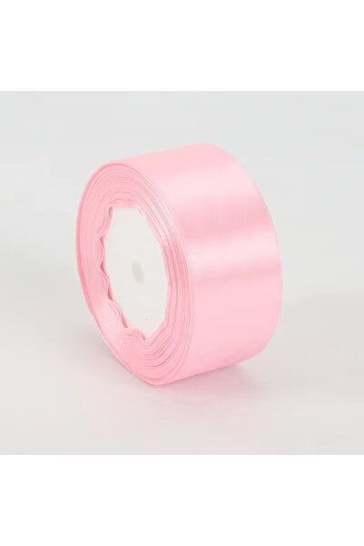 Choice M DD002-وردي فاتح 4 سم لفة شريط شريط ساتان بالجملة شريط قماش للحرف الي...
