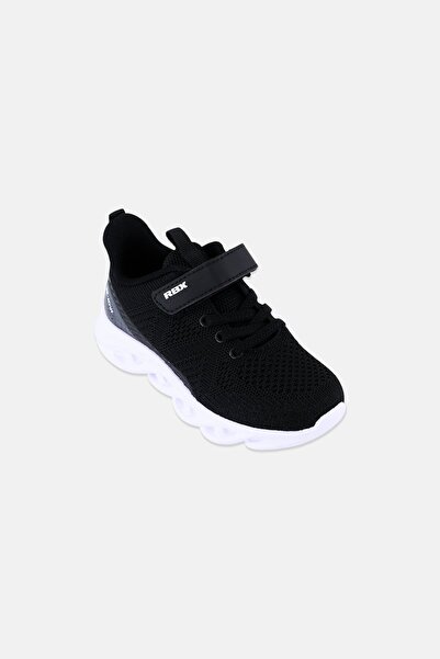 RBX حذاء تدريب للأولاد بفيلكرو، أسود