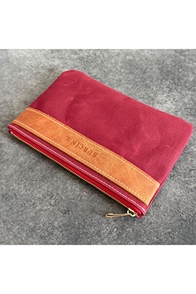 Bolt Leather Kişiye Özel Mumlu Kanvas & Deri El Çantası