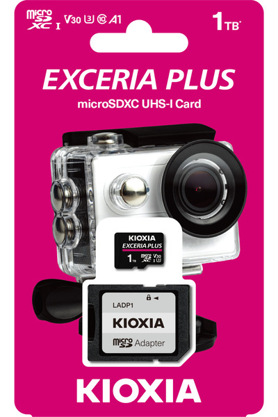 Kioxia Exceria Plus Lmpl1M001Tg2 Class 10 Uhs-I U3 A1 V30 1Tb Micro Sd Card