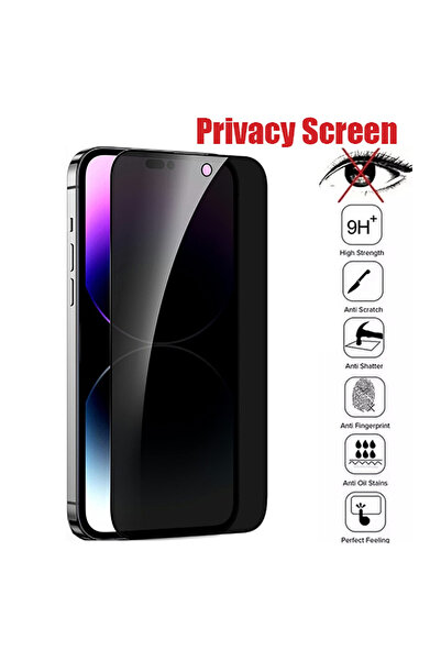 Choice10 واقي شاشة مضاد للتجسس لهواتف آيفون 15، 14، 13، 12، 11 برو ماكس، 13 م...