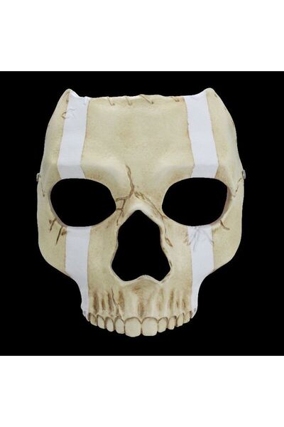 Choice Beige Halloween 2023 Call of Duty Warzone 2Call of Duty Skeleton Ghost COS Costume Resin Mask