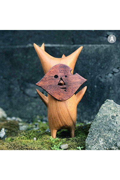 Choice تمثال خشبي لكوروك زخرفة يدوية لعشاق ألعاب زيلدا بريث أوف ذا وايلد